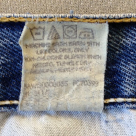 Vintage Lee Jeans Distressed Straight Leg 38 / 34 - Picture 16 of 16